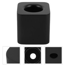 Electric Shaver Holder Compact Stand for Travel Black Square