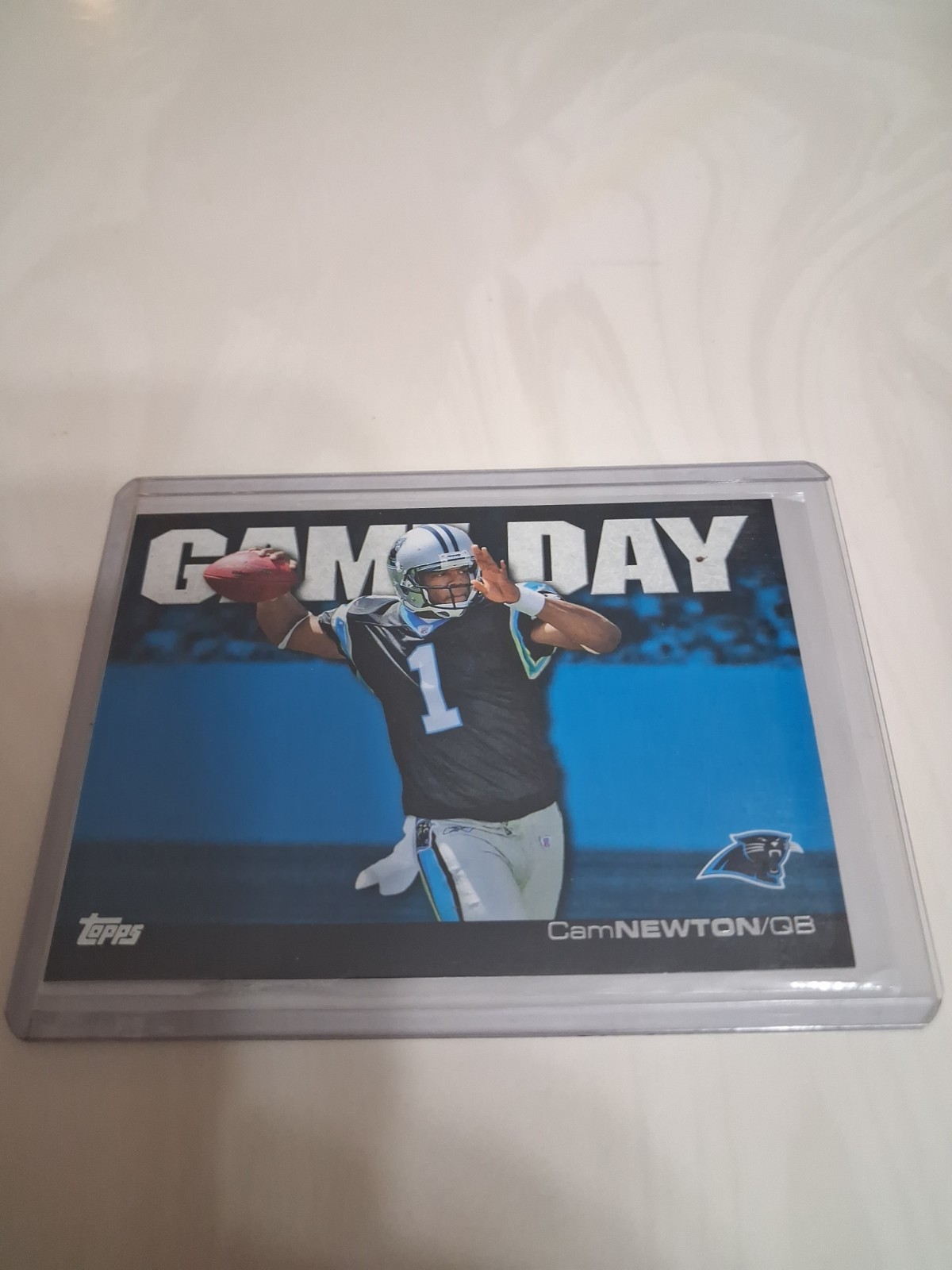 Cam Newton Topps Game Day #GDCN Base