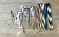 Vintage Knitting Needles Susan Bates Hero Boye Double Point Aluminum Mixed Lot