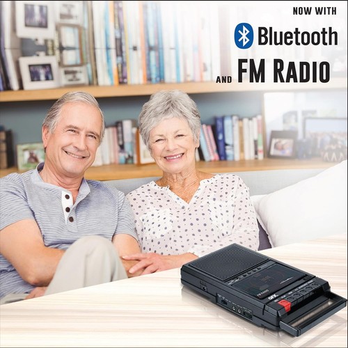 Grabadora de casete portátil todo en uno: Bluetooth, FM, capacidades de reproducción de MP3 - Imagen 8 de 13