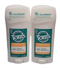 LOT OF 2 Tom's of MAINE Deodorant MANDARIN YLANG Scent 2.25 oz 0 Aluminium
