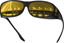 Night Vision Glasses for Men - Drive Bright Anti-glare Polarized Night Drivin...