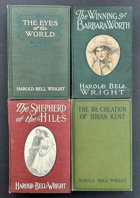 (4) Howard Bell Wright / A L Burt : Barbara Worth/Eyes World/Shepherd/Brian Kent