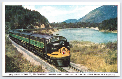 #ad #ad Northern Pacific Railroad Postcard Yellowstone Park Line #0046 $8.99