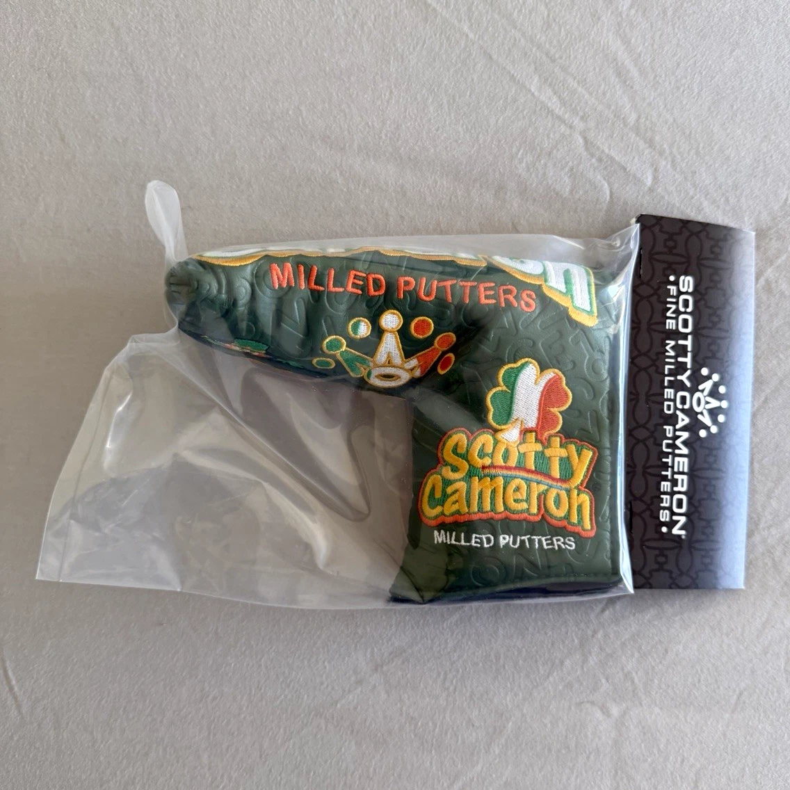 NEW Scotty Cameron St Patricks Day Tricolor Crown Limited Release Headcover