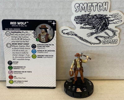 SWB 039 Red Wolf Rare - Marvel Heroclix Secret Wars Battleworld 2018 SWBW
