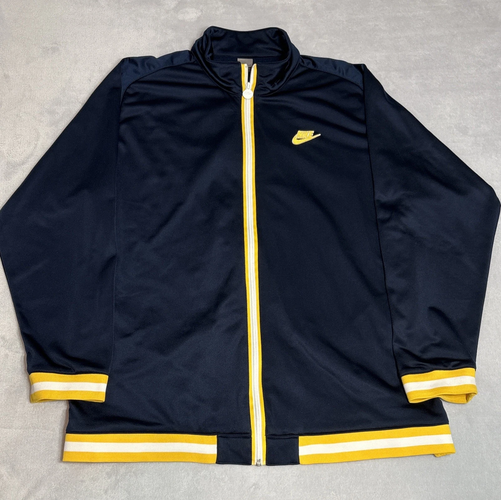 Giacca vintage Y2K Nike Supreme Court Classic Hoops LE Track blu full zip uomo XXL