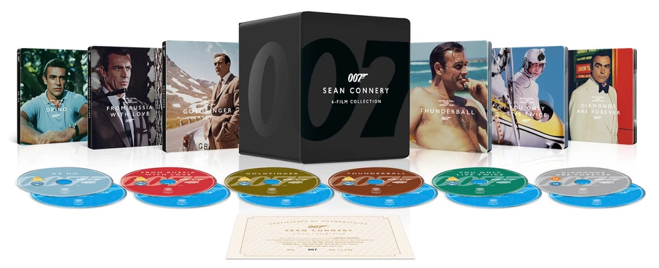 BOND - Sean Connery Collection (6 Film) Limited Edition Steelbook 4K Ultra - Image 2 of 2