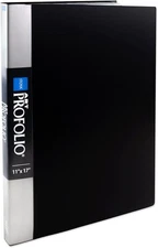 Itoya Original Sketch Protector Art ProFolio Book w/ Plastic Page, Clear - 11x17