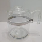 Vtg Pyrex Flameware Glass Percolator 9 Cup Coffee Pot 7759 B Carafe & Lid ONLY