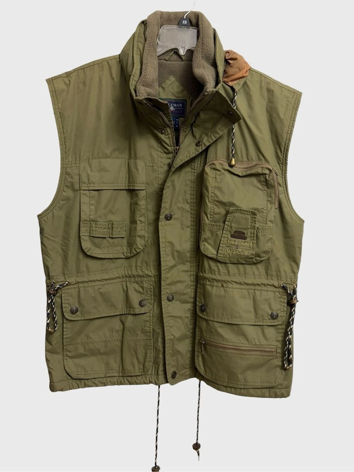 Vintage Coleman Outdoor Tactical Utility Vest Men's XL Army Green Olive Hooded
Opens in a new window
