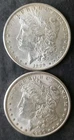 1889 and 1900 $1 Morgan Silver Dollars