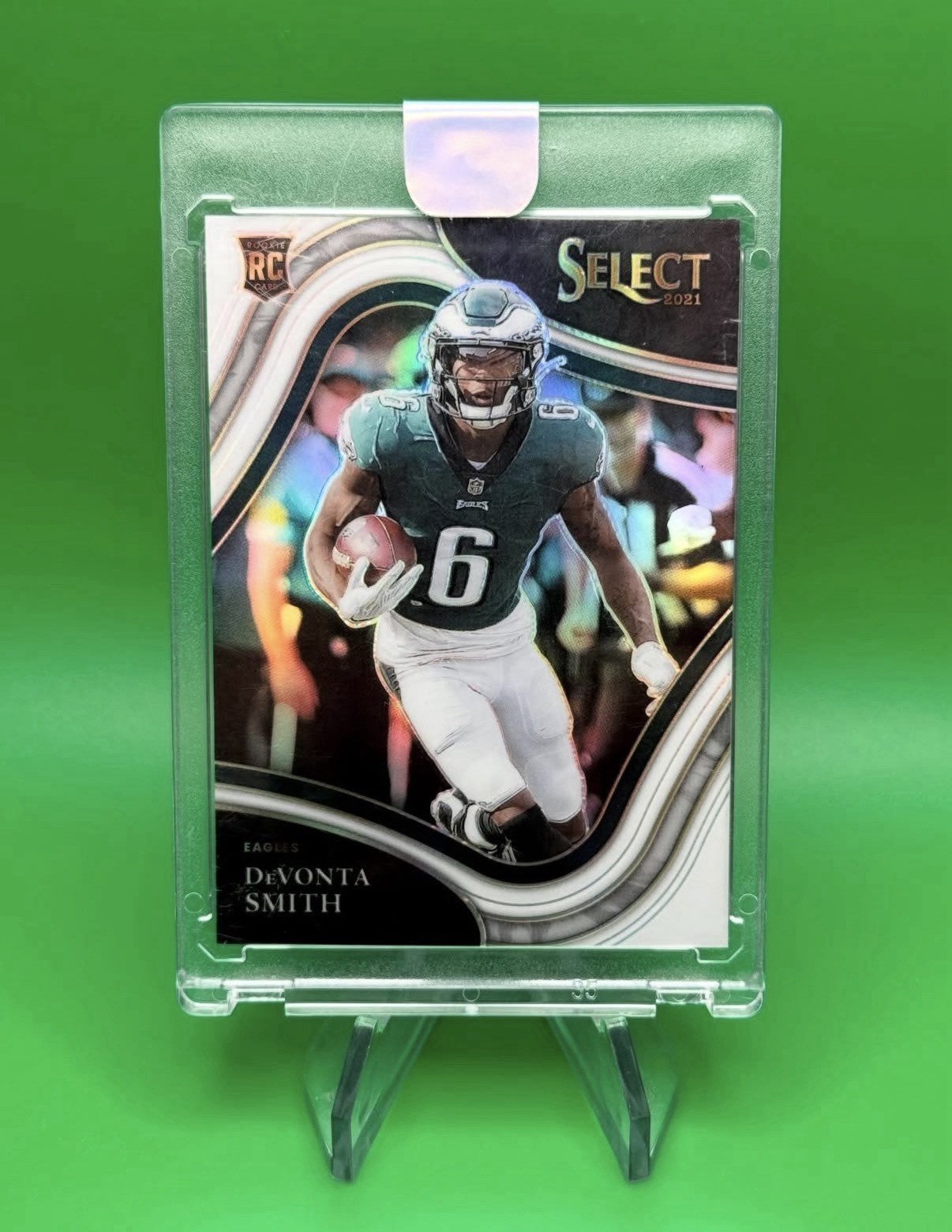 2021 Panini Select - Field Level Devonta Smith #349 White Prizm /35 (RC)