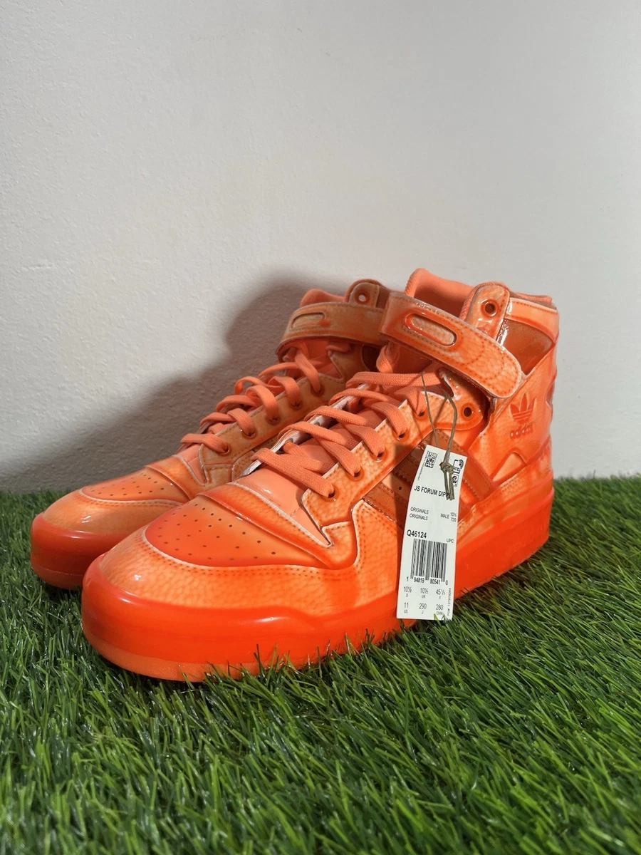 adidas JEREMY SCOTT FORUM DIPPED ディップ 箱付 NIB Mens Jeremy Scott x Adidas Forum High Dipped Sneaker Signal