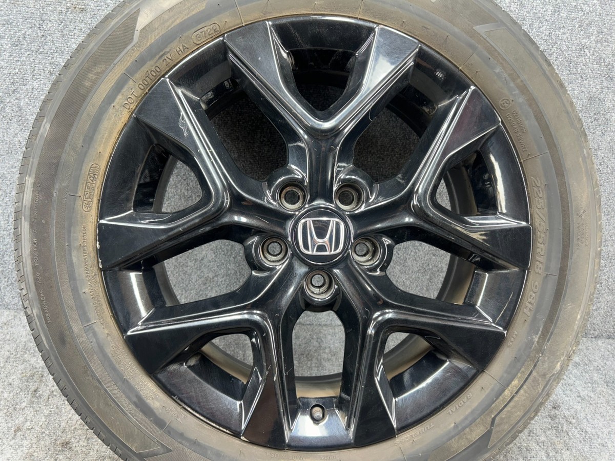 ④RV03 235\50r18 2023 7部 アルミ　8J 114.3✖️5穴 HONDA HR-V SPORT 23-25 OEM 5 Y SPOKE WHEEL RIM 18