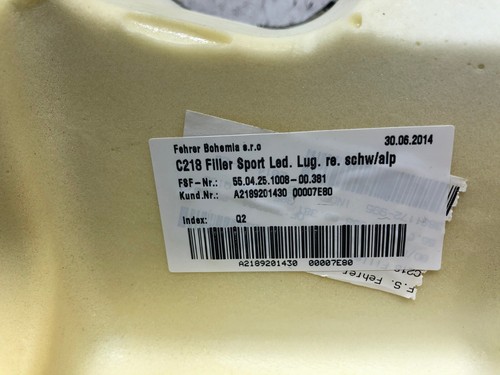 2012-2018 MERCEDES-BENZ CLS550 RIGHT PASSENGER REAR SEAT BOLSTER CUSHION OEM. - Picture 7 of 7