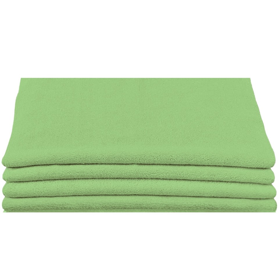 Microfiber Cleaning Cloth Rag Car Polishing, Detailing 16x16 Multi Pack ...