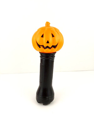 VTG Halloween Blow Mold Blinky Lite Jack o Lantern Pumpkin Flashlight ...
