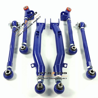 Front Rear Control Arms Kit For 2002-2007 Subaru Impreza WRX STi GC8 GDA GD GG