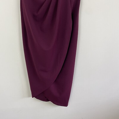 so flirty burgundy one-shoulder cutout asymmetrical dress Lulu's So Flirty Burgundy One-Shoulder Cutout Asymmetrical Dress - Size Small