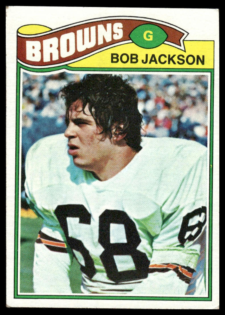 1977 Topps #371 Bob Jackson RC Cleveland Browns