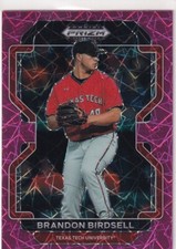 2022 PRIZMS PINK VELOCITY RC BRANDON BIRDSELL CHICAGO CUBS PRIZM ROOKIE #-286