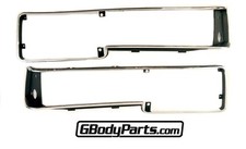 1987-88 Olds Cutlass 442 Salon Euro Headlight Trim Bezels Gm 22528715 22528714