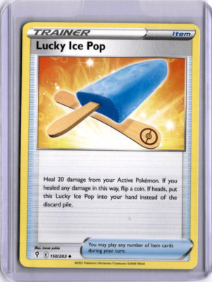 #150/203 - LUCKY ICE POP - REGULAR - EVOLVING SKIES - POKEMON - ENGLISCH