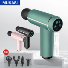 LCD Display Professional Massage Gun Deep Muscle Relaxation Fascia Gun Slimming
