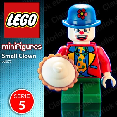   Lego Small Clown Minifiguren col073 Serie 5 8805 col05-9 Circus Clown