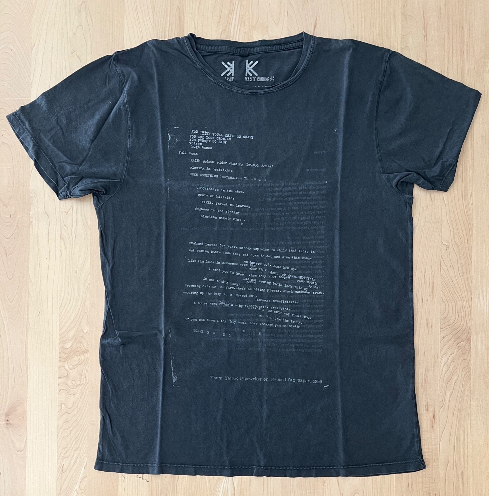 Radiohead Vintage T-shirt from W.A.S.T.E. HQ