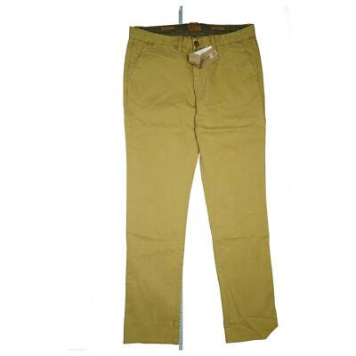 Jachs Bowie Herren Chino stretch Hose Jeans low rise straight W32 L32 Senf NEU