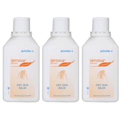 Schülke sensiva dry skin balm 3 x 500 ml pflege balsam für anspruchsvolle und tr