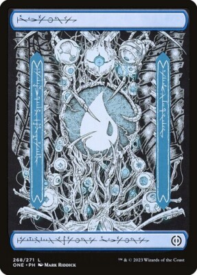 Island (Phyrexian) FOIL #268 | ONE Phyrexia: All Will Be One | MTG