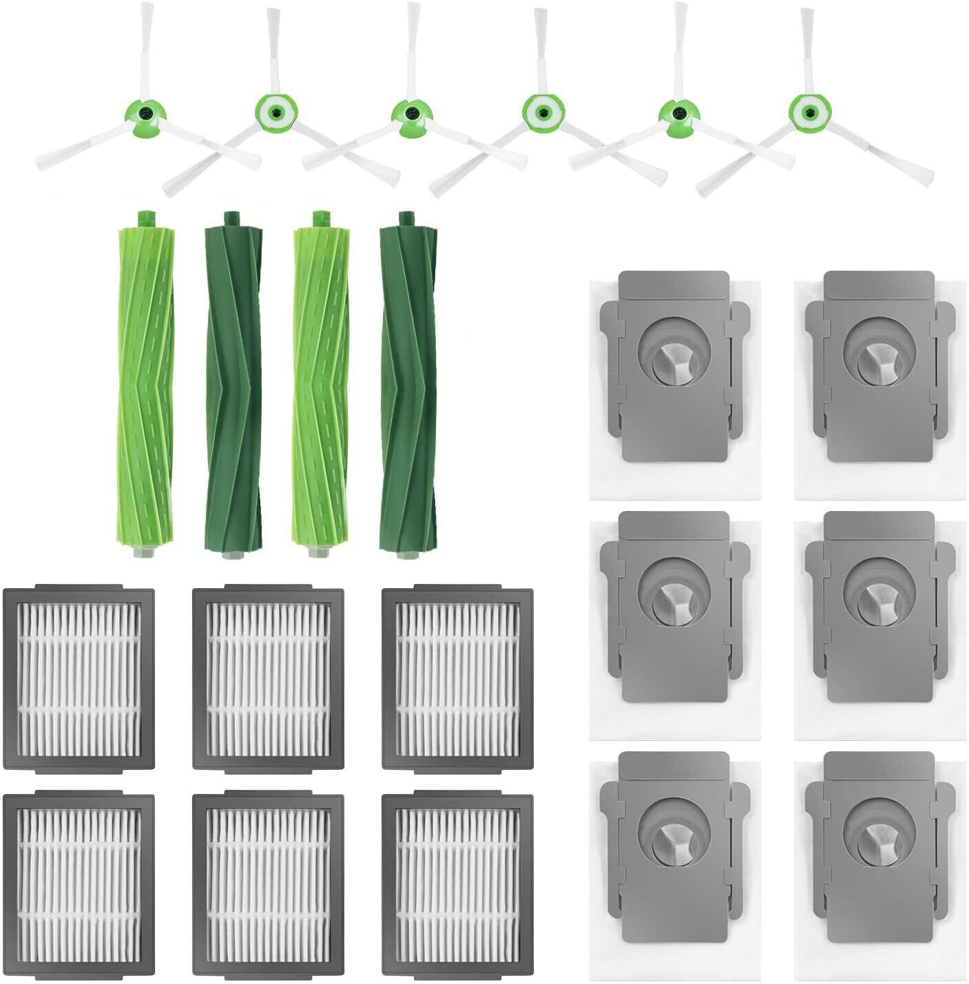 Robot Vacuum Cleaner Replacement Parts for iRobot Roomba Series I7 I7+ E5 E6 Kit-image