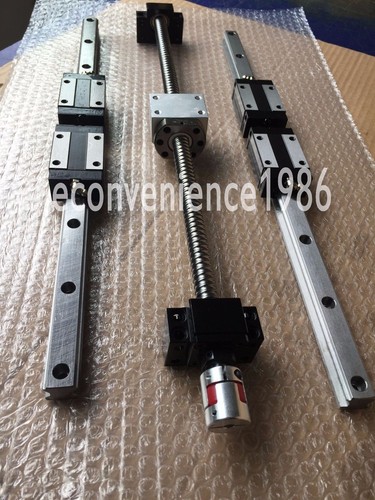 2 set HSR20--2500mm Linear rail&2 set SFE2020--2500mm Ballscrew &BF15/BK15 Kit