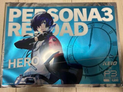 Persona 3 Reload Hero Keio Electric Railway Clear Poster A4 Size New - Picture 1 of 1