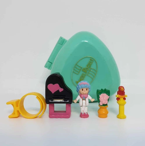 COMPLETE! 1991 Angel Pocket - "Perfect Piano Recital Ring" - Bandai Polly Pocket