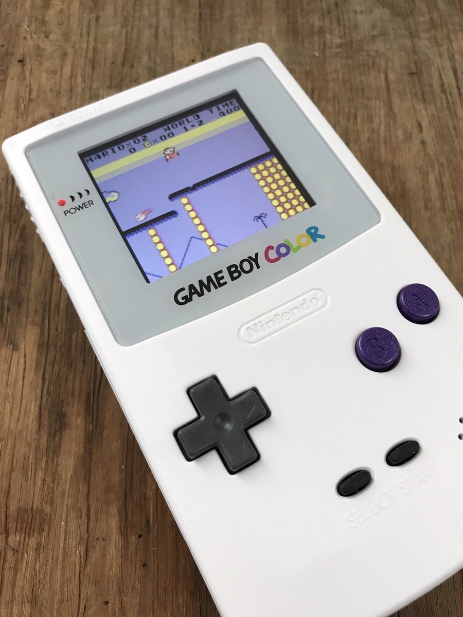 Nintendo Gameboy Colour Color White SNES Handheld Gaming Nintendo Gameboy Colour Color White SNES Handheld Gaming