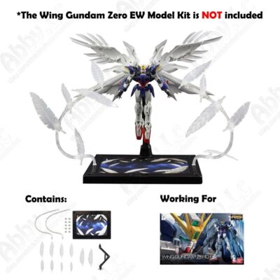 Seraphim Feather Effect Unit + Base for RG 1/144 XXXG-00W0 Wing Zero Custom EW