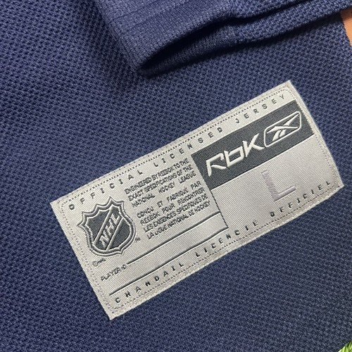 Reebok Edmonton Oilers Blank Away NHL Hockey Jersey Size Large - Picture 6 of 10