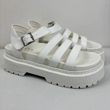 Betts 'Energy' Womens US 9 Sandals Chunky Platform White Sandals Open Toe