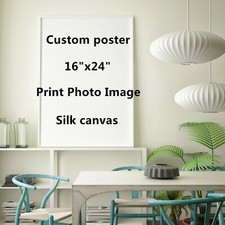 Custom Poster Print Your Photo Image Silk Canvas Wall Prints Decor 16"x24"