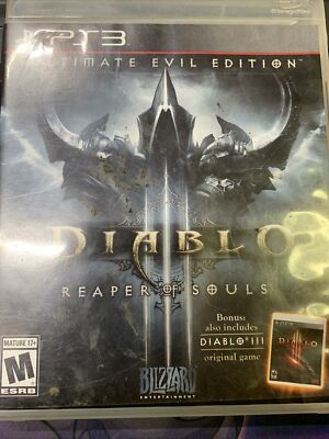 Diablo 3: Reaper Of Souls - Ultimate Evil Edition (Sony Playstation 3, 2014) PS3