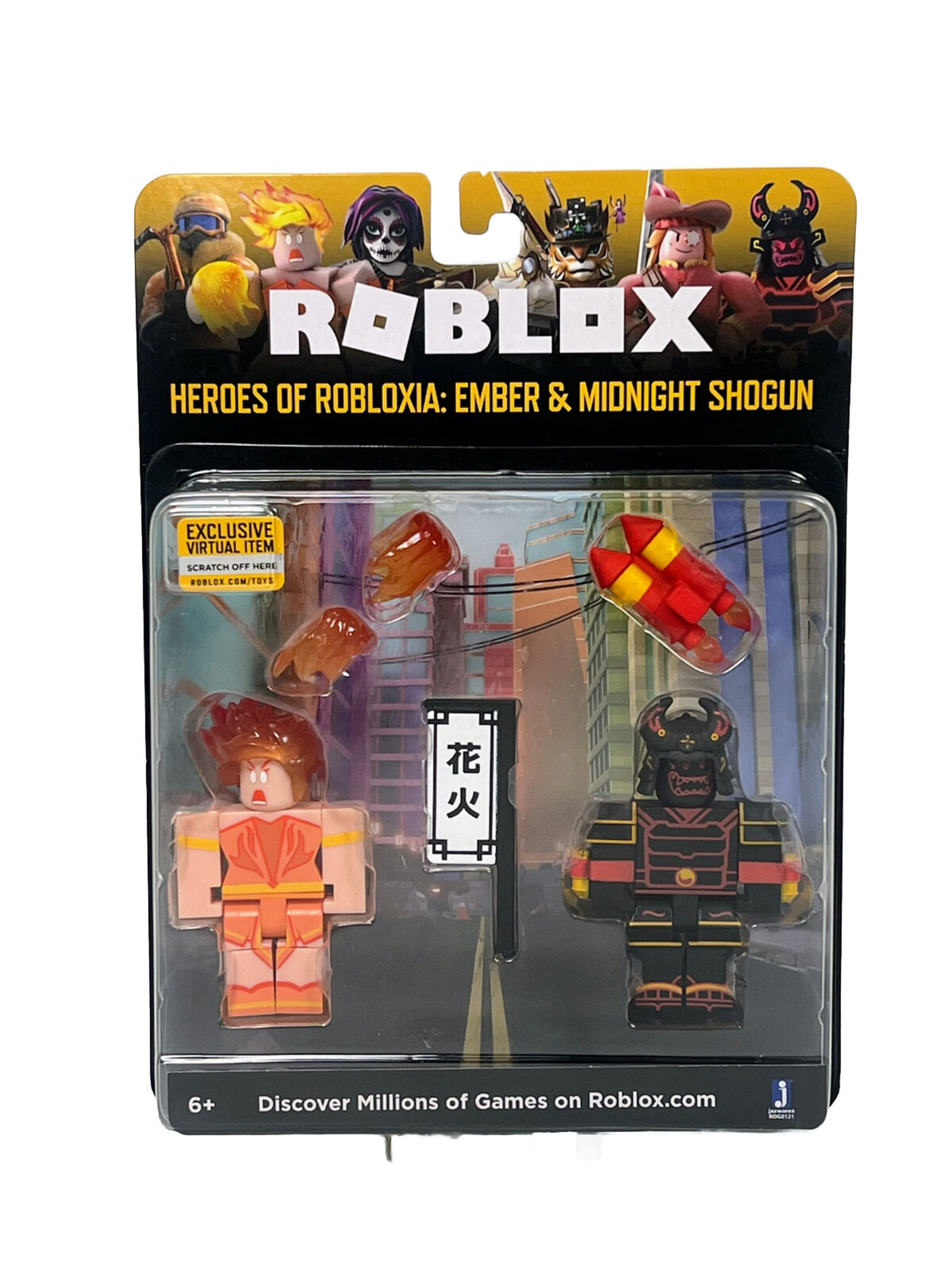 ROBLOX Heroes of Robloxia Ember & Midnight SHOGUN VHTF for sale online