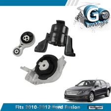 For 2010-2012 Ford Fusion Mercury Milan 2.5L 3PCS Motor & Transmission Mount Set