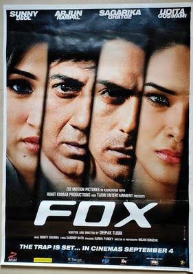 Fox Bollywood Movie Poster Sunny Deol Arjun Rampal  27X37 inch Approx