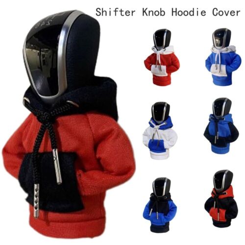 Color Stitching Knob Hoodie Sweatshirt Cotton Gear Shift  Car - Picture 1 of 19