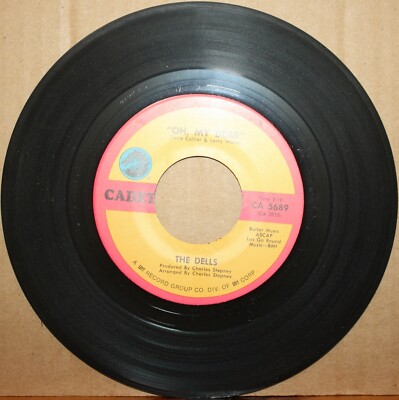 DELLS Oh My Dear IT'S ALL UP TO YOU Northern Soul 45 on CADET 5689