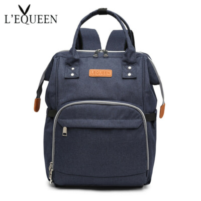 Diaper Bag Waterproof Travel Backpack Nappy Bags for Baby Care Large Dark Blue